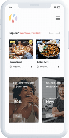 K mobile app